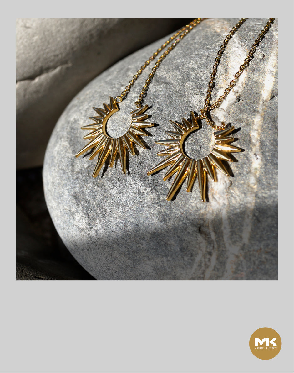 18K鍍金艷陽項鍊(金)