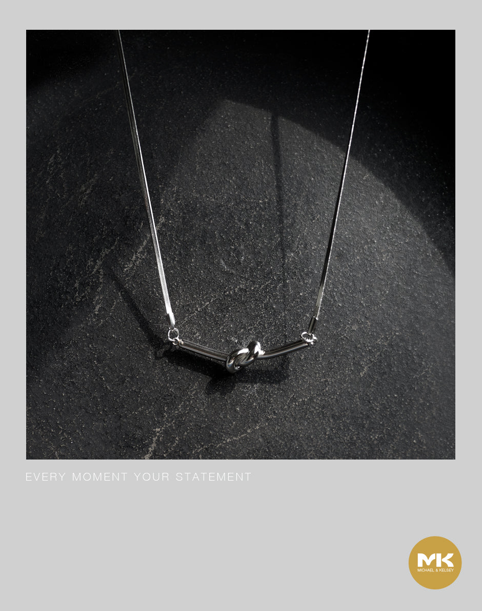 暗黑歌德｜結繩鈦鋼鍊