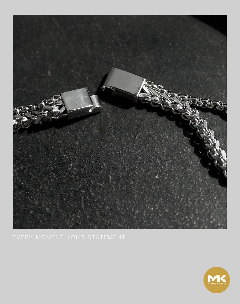 暗黑歌德｜古巴粗細雙鍊