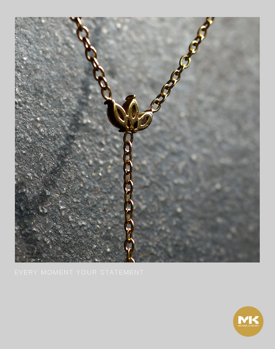 淬煉大地｜三葉草鏈條鑽項鍊