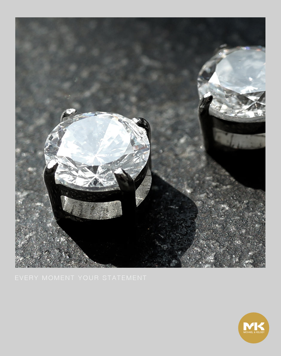 鋯石鑽磁吸型耳釘