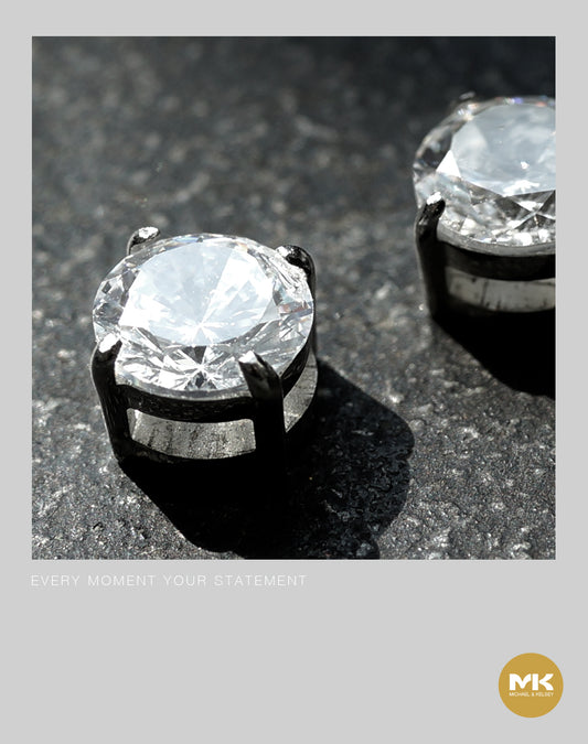 鋯石鑽磁吸型耳釘