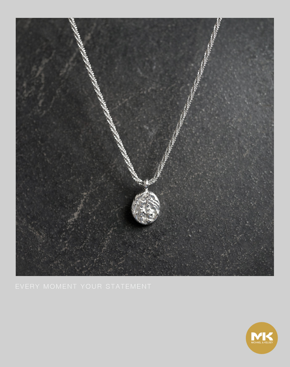 淬煉大地｜不規則岩石吊墜項鍊